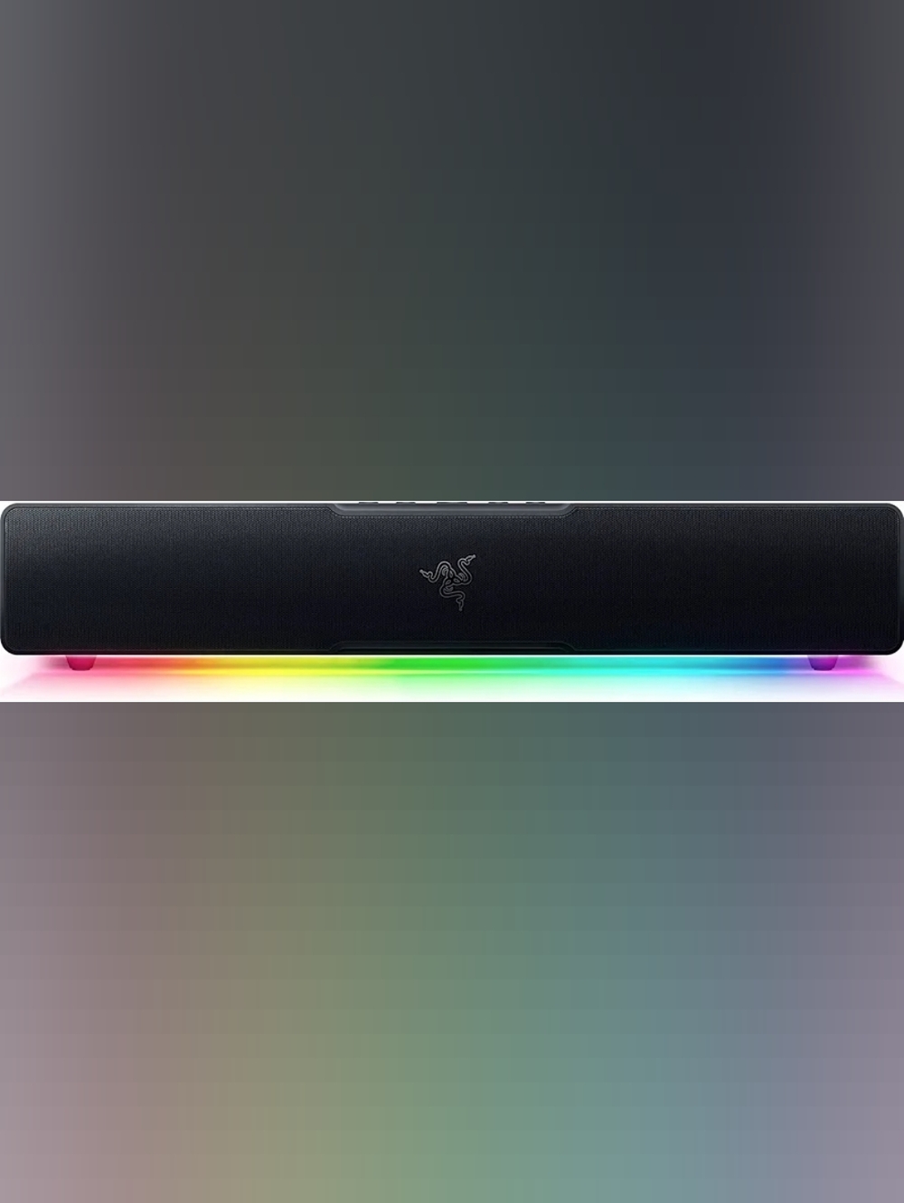 🎁Razer Leviathan V2X Bluetooth PC & Gaming Soundbar W/ Color Lights Black OS - Picture 8 of 9